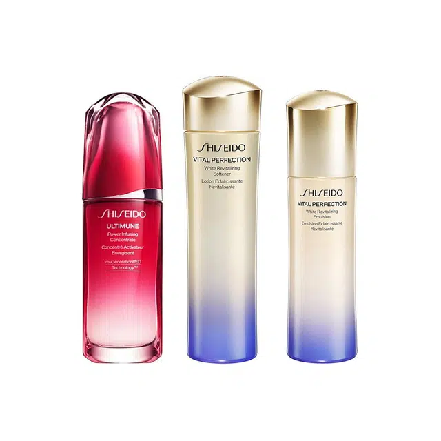 资生堂 悦薇水乳+红腰子套组 护肤套装 保湿补水 清爽版/滋润版 三件套