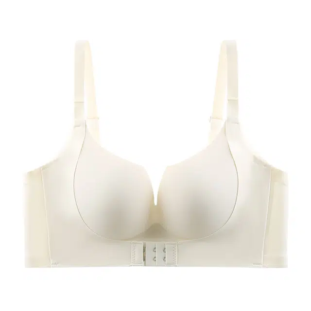 莫代尔 纯色防下垂聚拢收副乳无痕文胸 女款