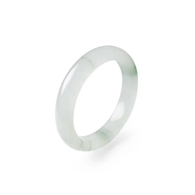 匠锁心玉 青山翠贵妃镯 青山黛  新中式 国潮国风 小众设计 轻奢高级 清冷感 一抹翠 天山翠 玉石手镯 女款