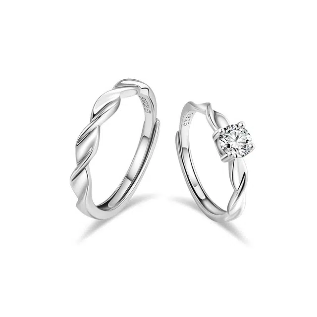 珍·尚银 闪耀银河 小众设计感 戒指 男女同款情侣款