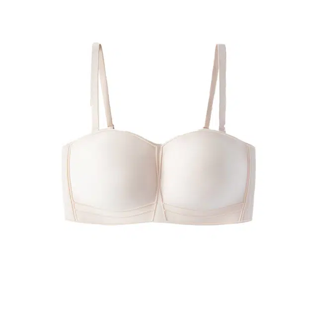 雅鹿 纯色防滑聚拢防下垂收副乳无钢圈文胸 女款