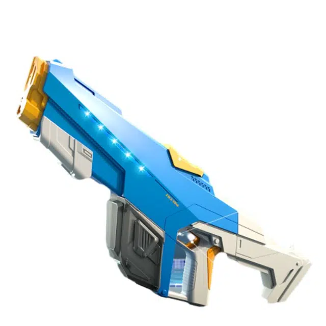 雄俊 帅气脉冲水枪 夏日清凉水枪 带护目镜 枪型玩具