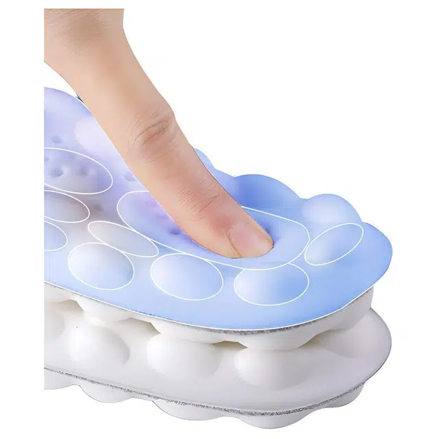 足印部落 踩屎感运动减震足弓支撑软弹舒适通勤超软防脚疼 鞋垫 男女同款情侣款