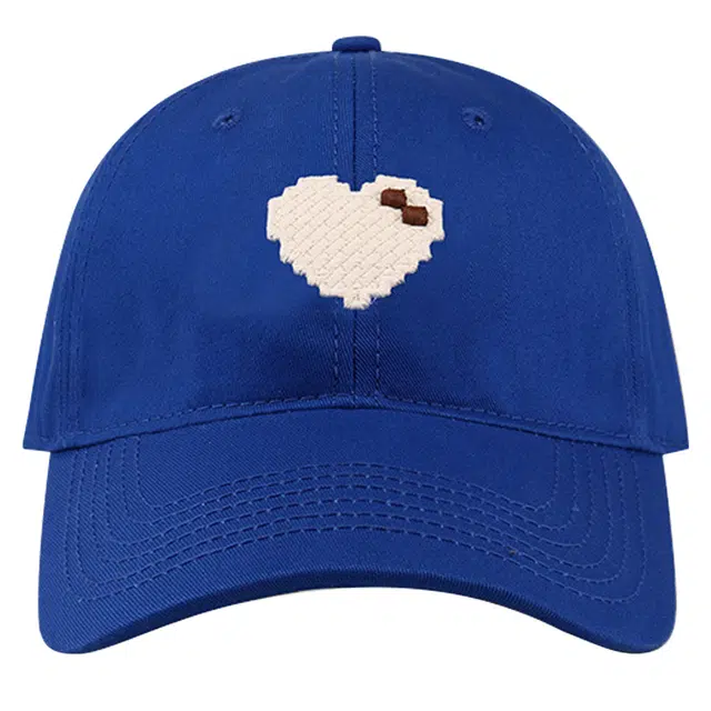 浪莎 春夏宝蓝色卡通舒适休闲个性大帽檐遮阳防晒防紫外线 聚酯纤维粘纤 鸭舌帽棒球帽 男女同款情侣款