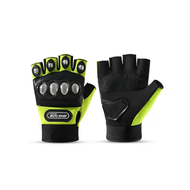 浪莎 运动力量训练器械训练单杠防滑引体向上撸铁半指骑行防起茧减震轻薄透气护手 健身手套 男款