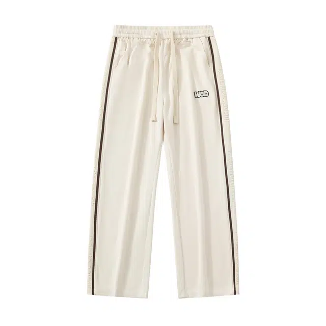 雅鹿 薄款宽松直筒百搭松紧腰休闲裤 男款