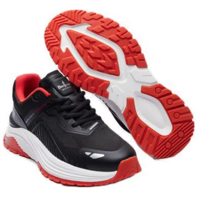 比音勒芬 网布 时尚百搭 低帮 生活休闲鞋 女款 黑色