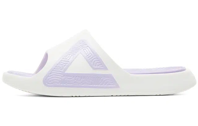 匹克 态极运动拖鞋 阿尔瓦拉多中国行配色 百搭出街潮流 缓震回弹耐磨运动拖鞋 男款 超轻白紫色