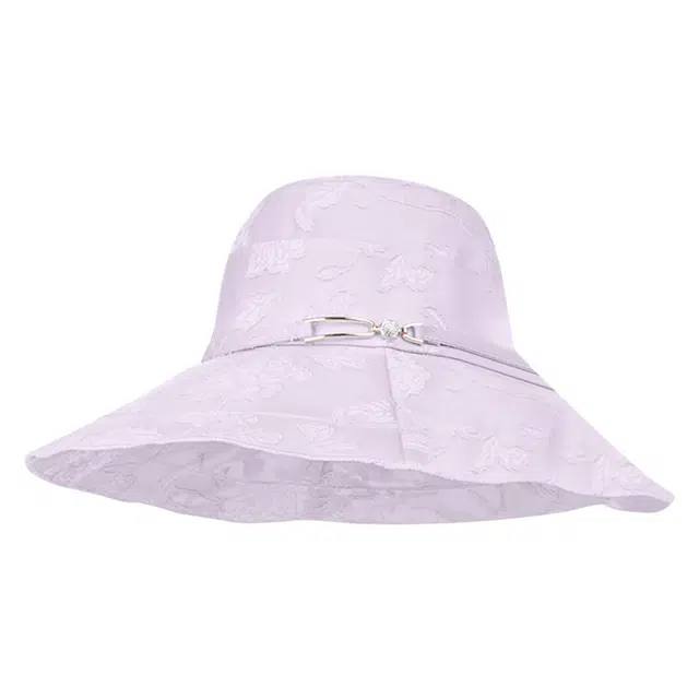 浪莎 防紫外线大沿渔夫帽折叠出游女士帽子夏天太阳帽女防晒遮脸 聚酯纤维 遮阳帽 女款