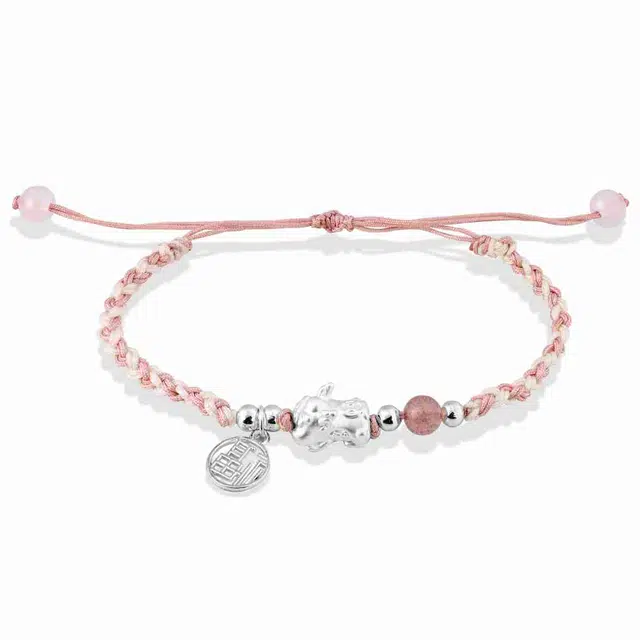 大唐国鼎 貔貅福牌 新中式气质轻奢高级 合金 手链 男女同款情侣款