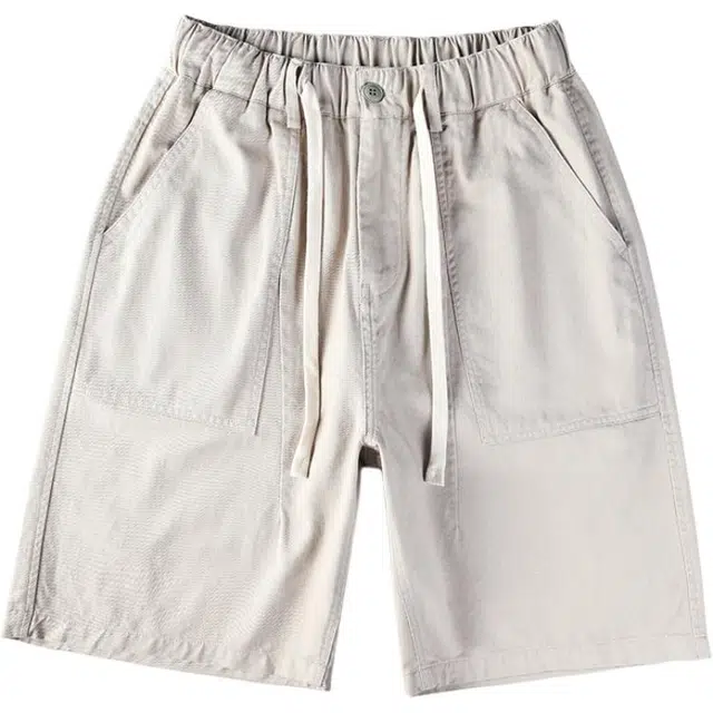 雅鹿 纯棉美式潮牌宽松百搭休闲短裤 男款