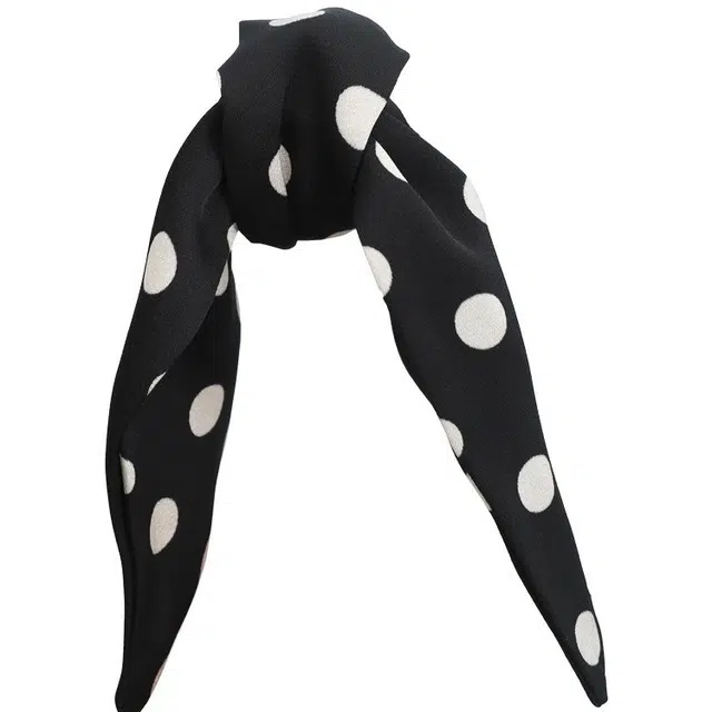 妖娆猫 波点舒适气质高级感复古蝴蝶结 发夹 女款