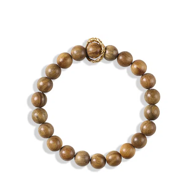 京华录 古风禅意单圈念珠 混天绫跑环文玩串珠 时来运转 上岸串珠 学业有成 金丝檀 绿檀 木作手串 男女同款情侣款 檀木