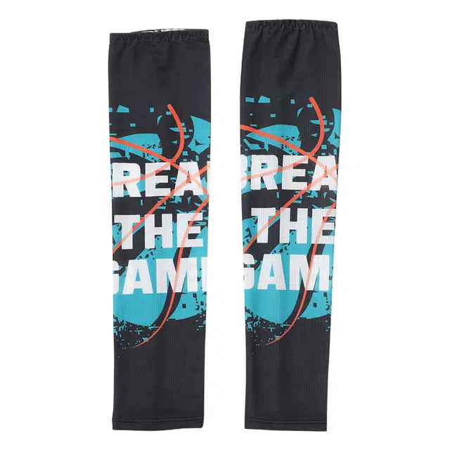 南极人 冰袖夏季护袖钓鱼遮阳手袖骑行直筒花纹护臂 薄款 防晒袖 男款