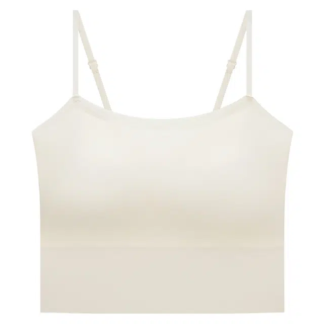 二三二三 无痕薄款罩杯一体式美背带胸垫吊带 女款 组合装