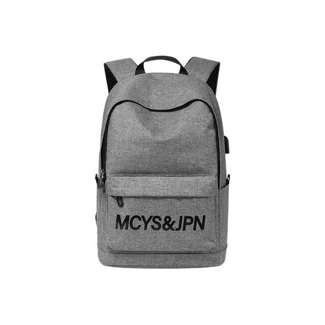 木村耀司 休闲运动简约百搭大容量通勤潮流多功能旅游运动多口袋 牛津纺 电脑包旅行包书背包双肩包 常规 男款 黑色/灰色