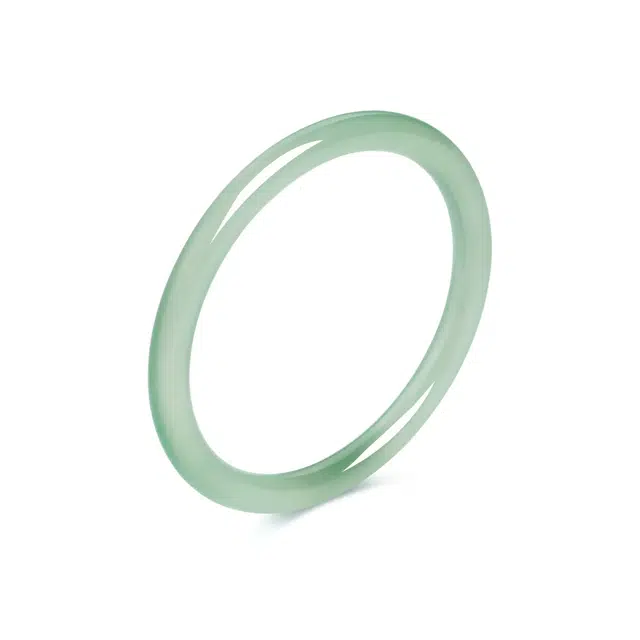 谧月珠宝 美人圆条复古温柔典雅年轻显白 新中式国潮国风 玛瑙 玉石手镯 女款