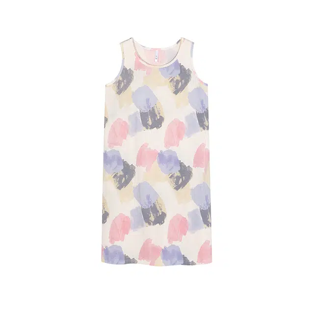 俞兆林 带胸垫无袖纯欲风防凸点休闲家居服可外穿睡裙 女款 粉色