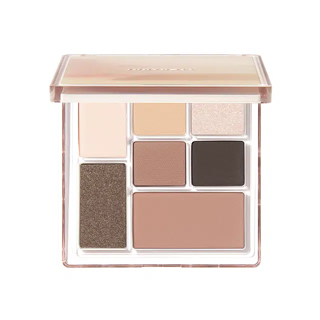 橘朵 七巧板玩趣眼影盘大地色腮红高光修容综合盘 自然眼部修饰