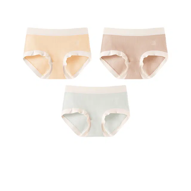 雅鹿 中腰舒适无痕透气内裤 女款 组合装