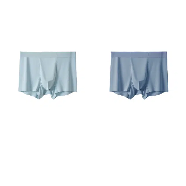 雅鹿 运动无痕平角四角裤舒适内裤 男款 组合装