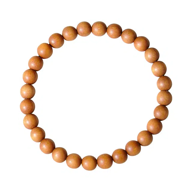 九隆古 简约细款时尚 森系小众设计高级轻奢禅意 文玩佛珠念珠盘玩 檀香木 木作手串 男女同款情侣款 檀木