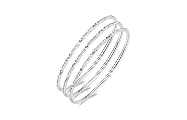 尚银福 三生三世 韩式叠戴小众精美简约造型设计高级甜蜜饰爱 轻奢时尚简约通勤百搭 合金 手镯 女款