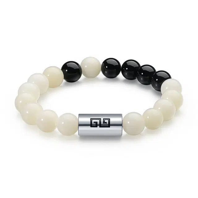 彗时 故宫 回纹爱在 国风轻奢玛瑙新中式小众转运珠文玩盘串招财纳福送礼盒物 白玉菩提菩提根 手串 男女同款情侣款