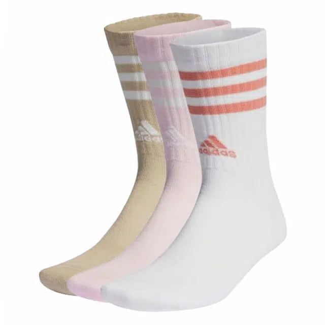 adidas STRIPES CUSHIONED CREW SOCKS 3 PAIRS 3