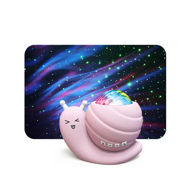 雄俊 蜗牛星云星空投影 氛围灯 蓝牙音箱北极光投影灯 智能玩具