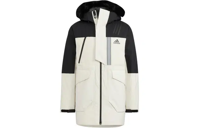 adidas Fur Hood Dwn Pk Logo