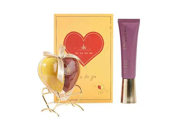 尔木萄 心悦美妆蛋海绵套盒+柔光焕颜持妆隔离霜组合 提亮肤色