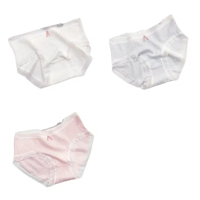 雅鹿 抑菌薄款透气中腰三角内裤 女款 组合装