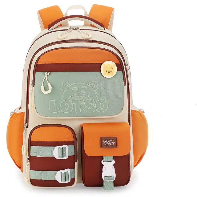 迪士尼书包小学生女生草莓熊三六年级轻便女孩儿童护脊减负双肩包学生包 聚酯纤维 玫红/粉绿/橘色