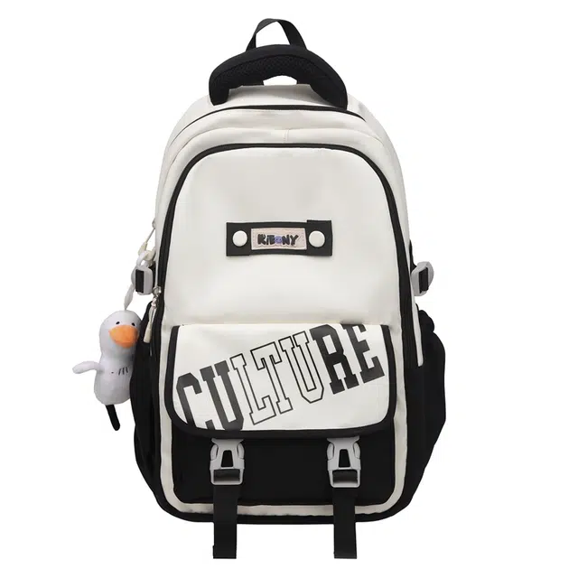 揽月 韩版百搭休闲学生 尼龙 双肩包旅行包电脑包 男女同款情侣款 黑色/蓝色/咖啡色/红色