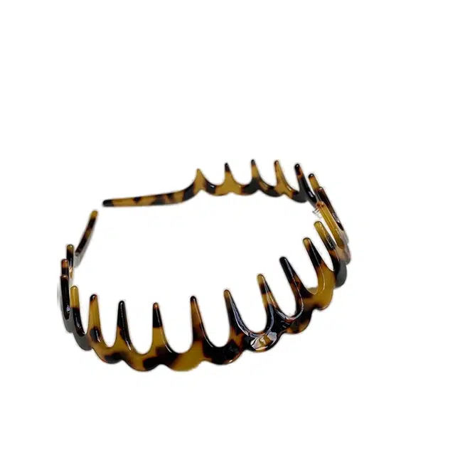 左欧 带齿防滑压发发捆运动 发箍 女款