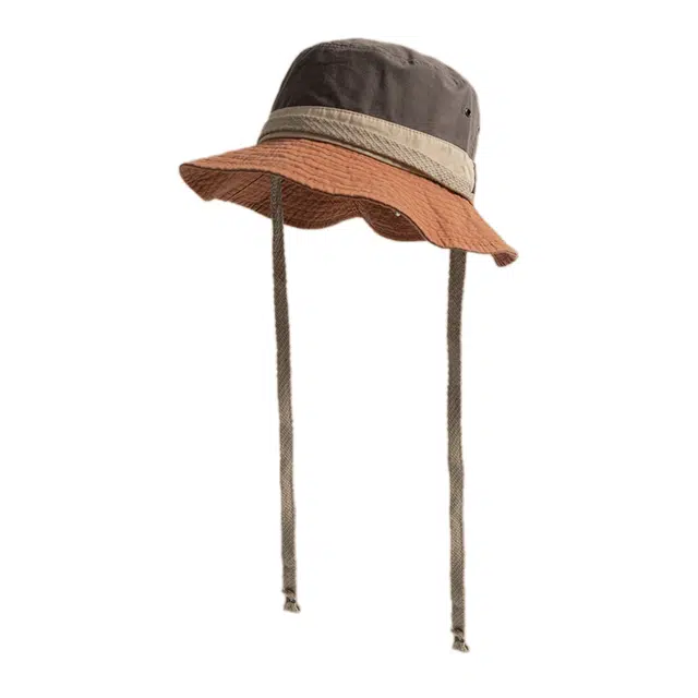 木林森 撞色个性 遮阳盆帽户外出游 休闲露营防晒 聚酯纤维 渔夫帽 男女同款情侣款