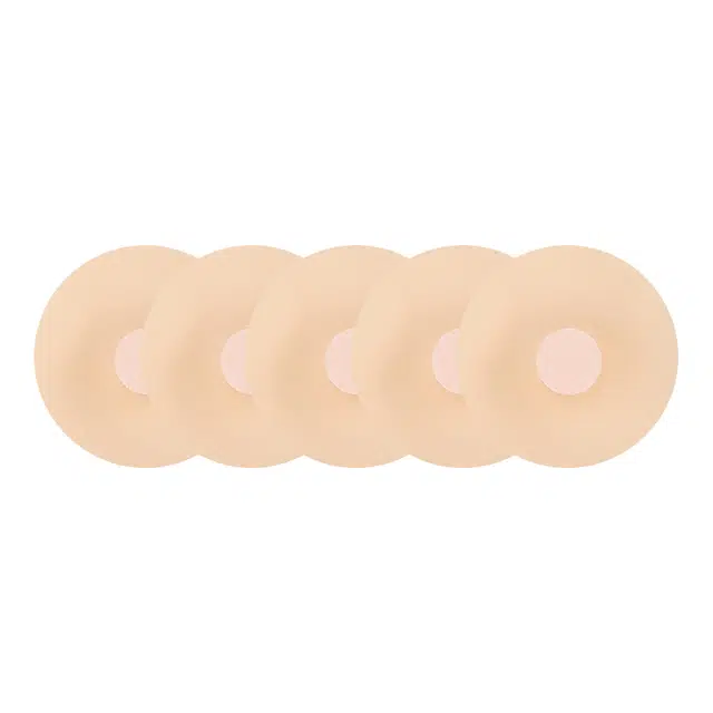 欧迪芬 隐形防走光防凸点硅胶吊带裙子婚纱一字肩文胸胸贴乳贴 女款 组合装