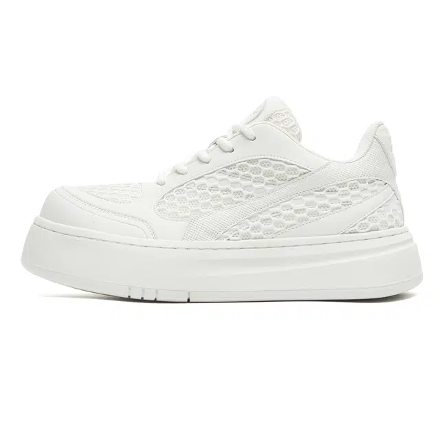 健休 舒适商务 低帮 生活休闲鞋 男款 白色