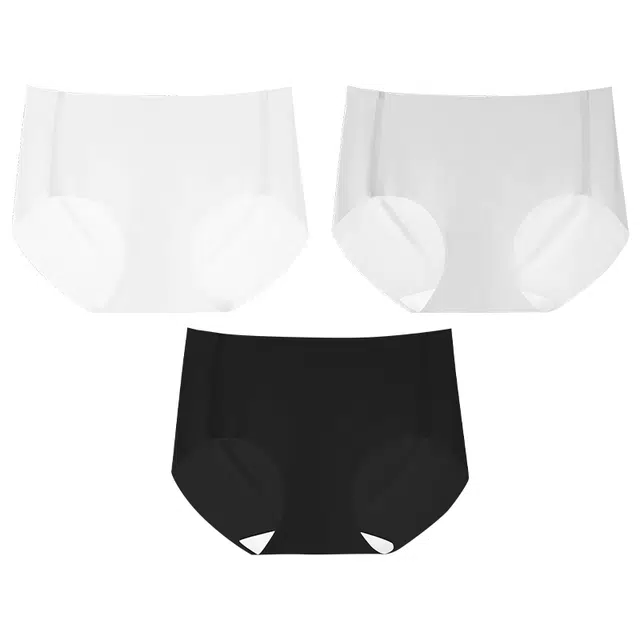 二三二三 无痕抗菌中腰薄款不夹臀隐形内裤 女款 组合装