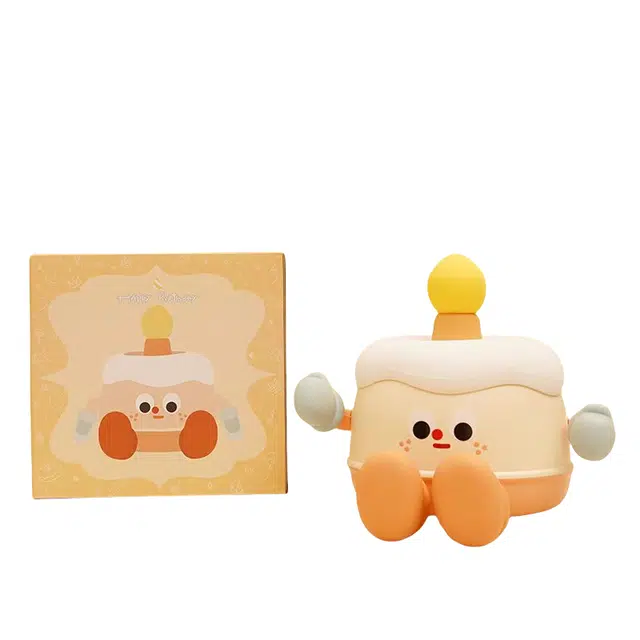 雄俊 创意生日蛋糕拍拍灯 可爱八音盒会唱歌小夜灯 氛围感 玩具