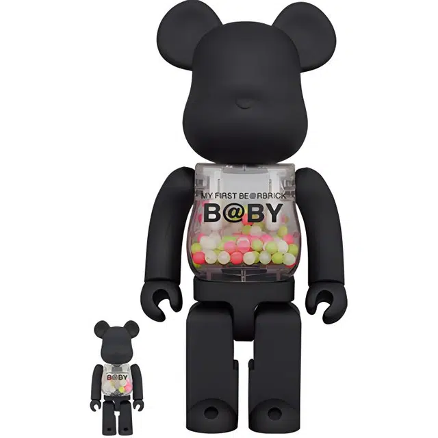 BE@RBRICK x MY FIRST B@BY Black Glow