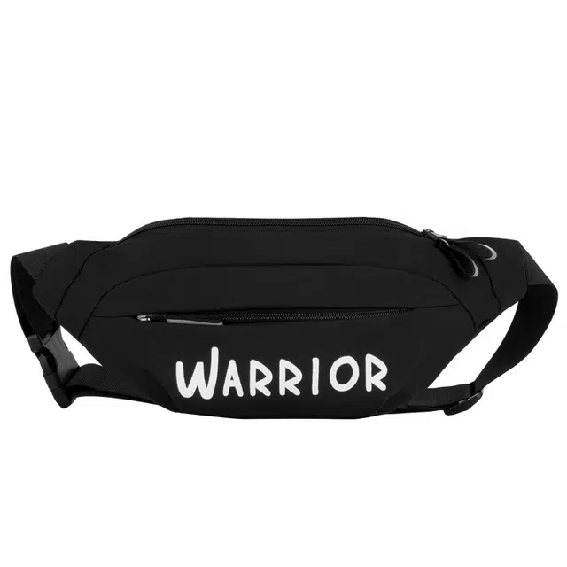 Warrior Nylon Chest Bag Black White