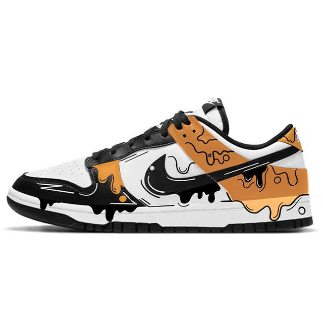 Nike Dunk Retro GS Black White Yellow