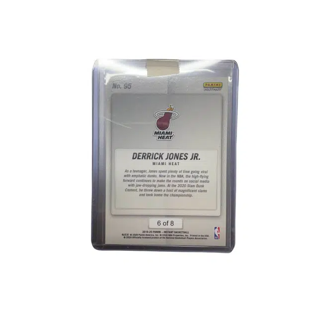PANINI 2019-2020 instant derrick jones jr 6 of 8