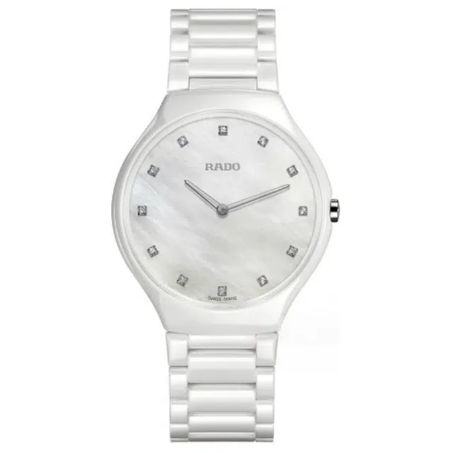 Rado True Quartz 39mm White Ceramic