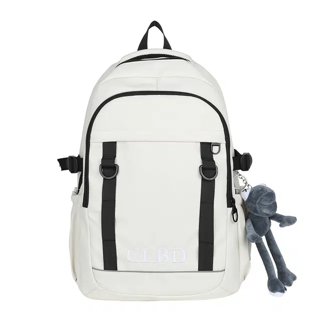 尊梵 双肩包 多功能大容量休闲百搭 尼龙 男款 白色/黑色/卡其色/蓝色