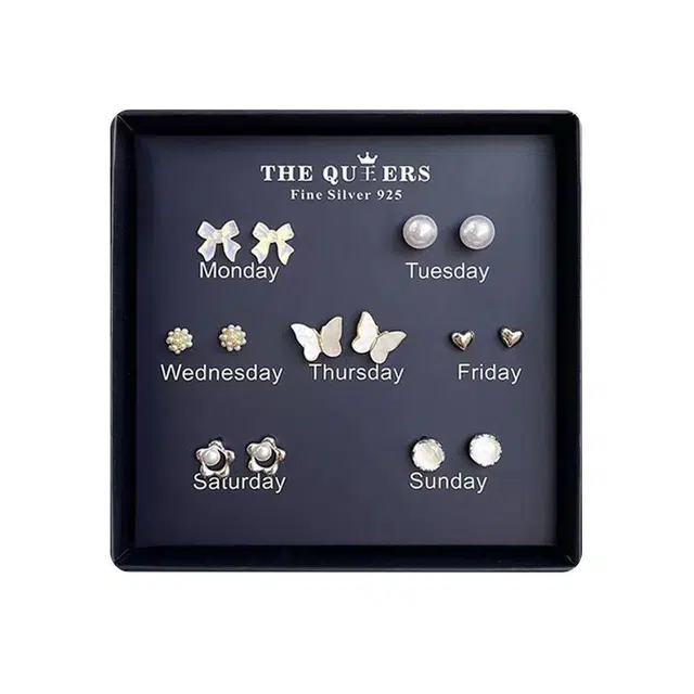 大唐国鼎 白金蝴蝶 温柔淑女精致法式小巧 立体蝴蝶灵动仙气纯欲风 气质减龄通勤百搭 合金 耳钉 女款