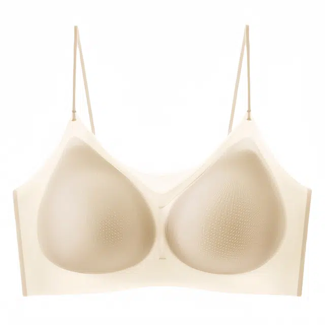 草本初色 无痕半固定杯透气无钢圈文胸 女款