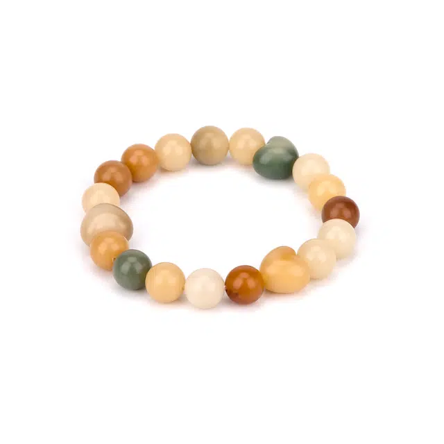 聆听花开 新中式新国风 文玩复古文艺温柔爱心 学生佛珠盘玩串珠 小众设计时尚简约优雅 菩提根 手串 男女同款情侣款